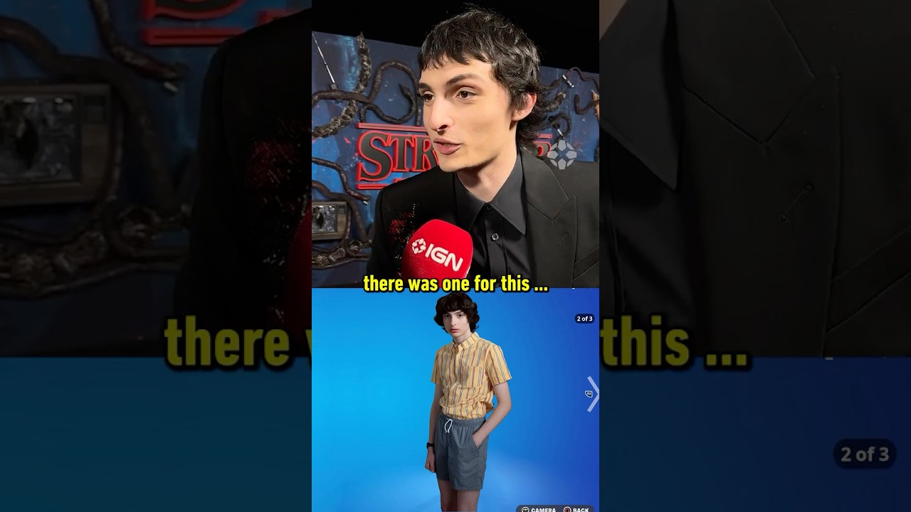 Stranger Things 5 star Finn Wolfhard wants Mike in Fortnite! #strangerthings #fortnite #ign #gaming