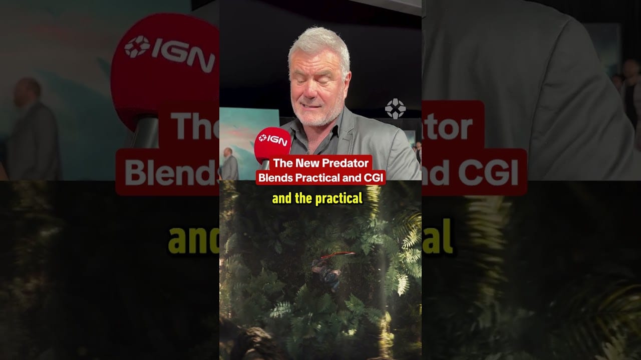 The new Predator is part practical and part CG