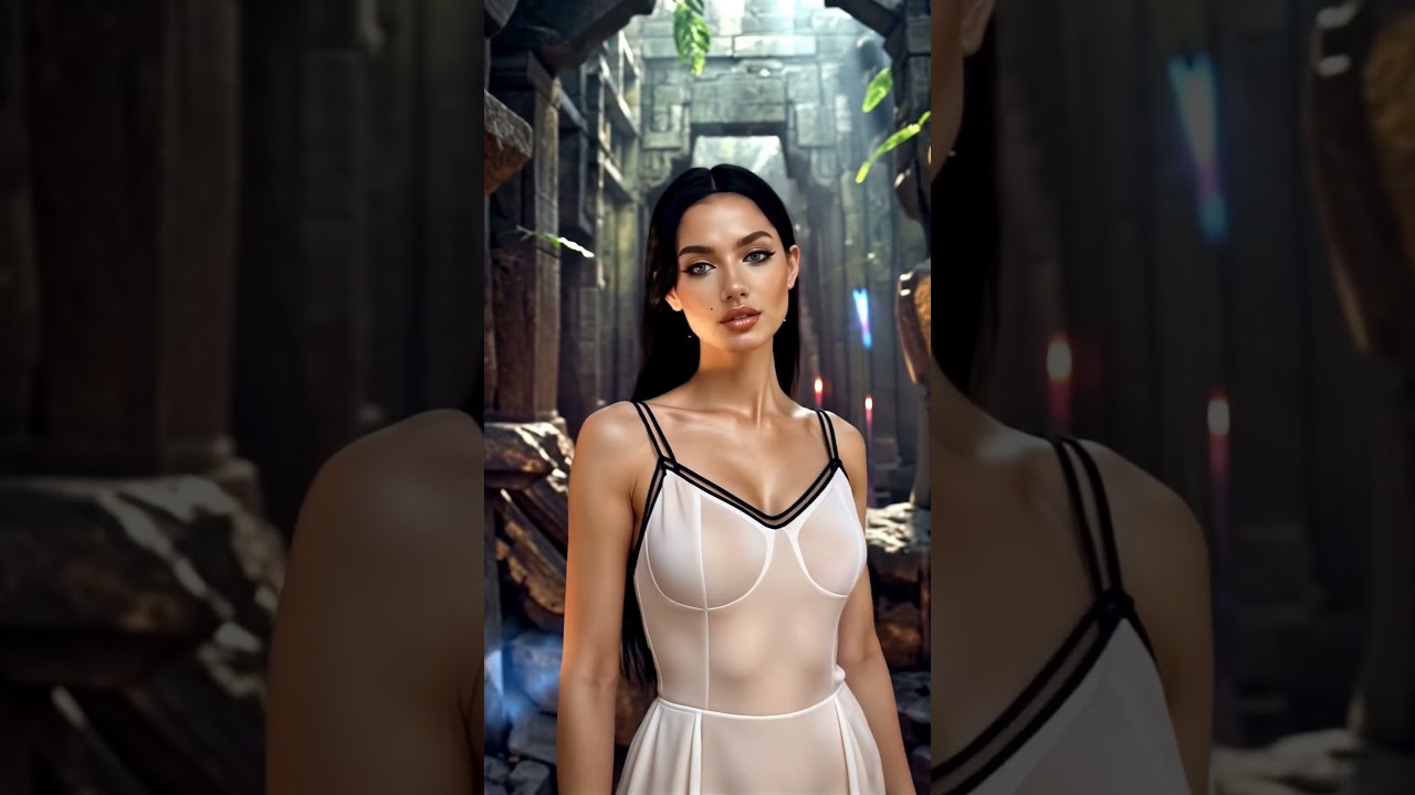 Temple Ruins 001 – #fashion #model #dress #beauty #beautiful #waifu #crush #girl #explore #dress