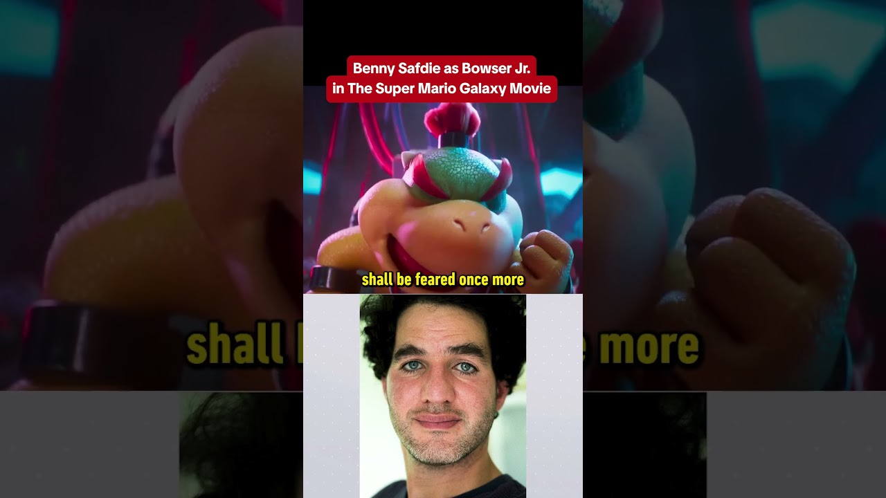 What Bowser Jr. sounds like in The Super Mario Galaxy Movie