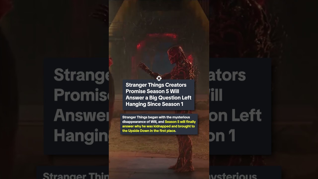 Stranger Things will answer a question from season 1