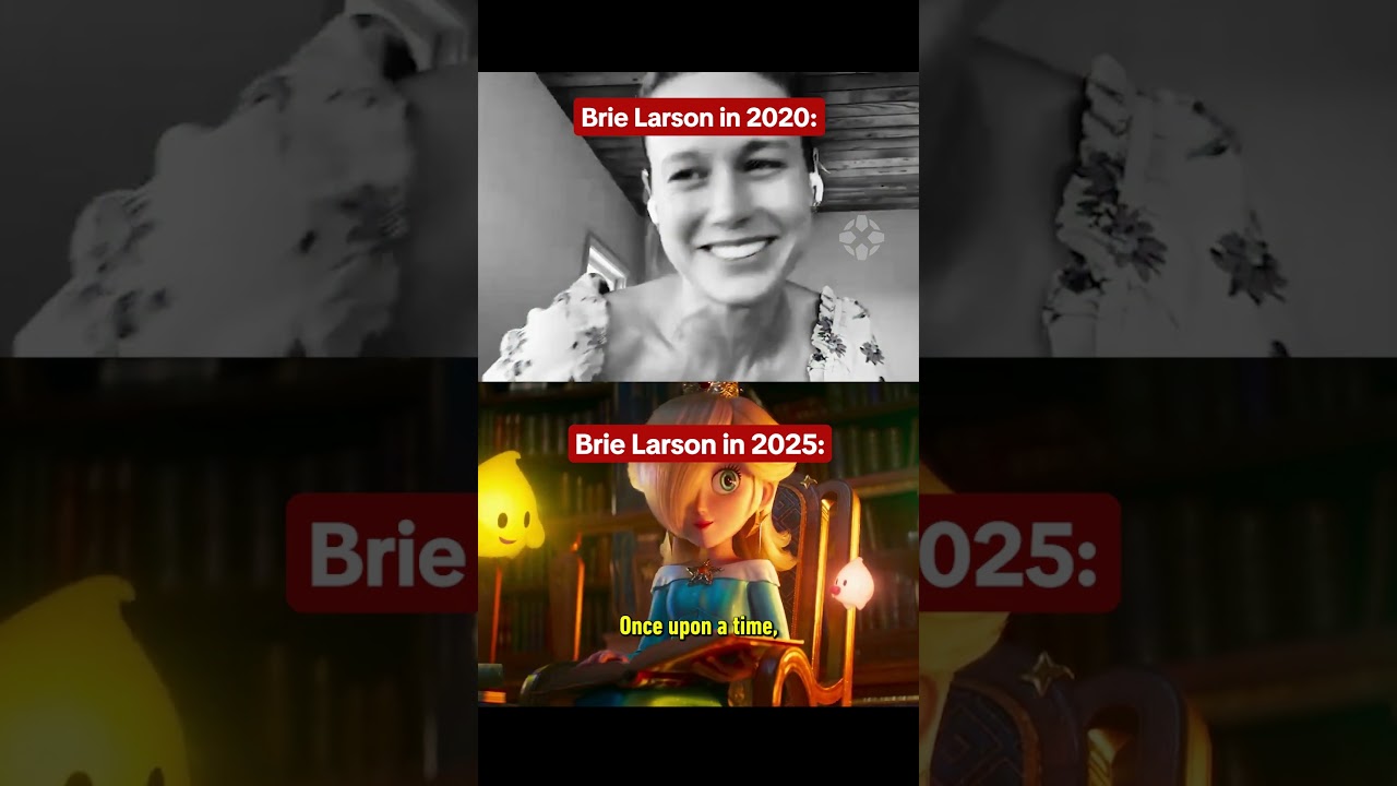 Brie Larson takes Super Mario Galaxy VERY seriously