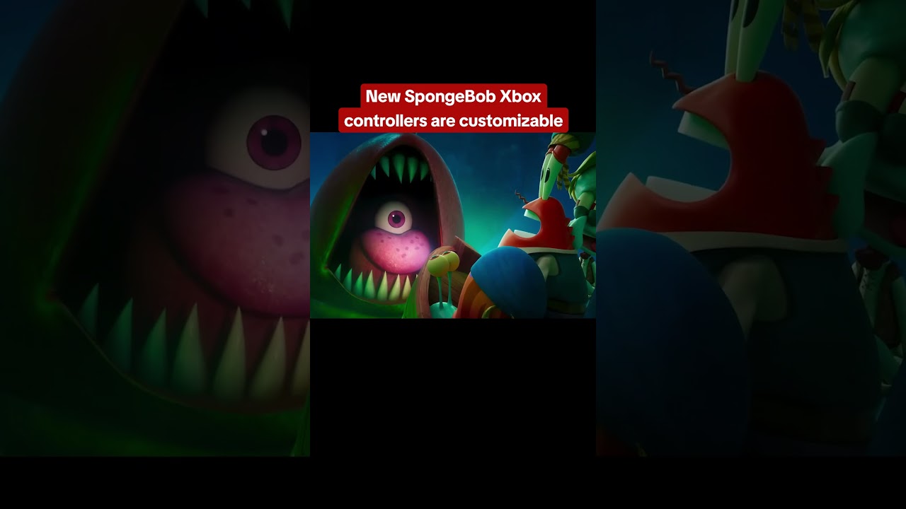 These SpongeBob controllers have eye buttons