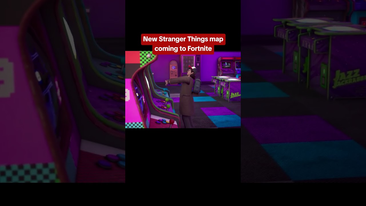 Stranger Things is taking over the Fortnite Blitz map! #fortnite #strangerthings #gaming