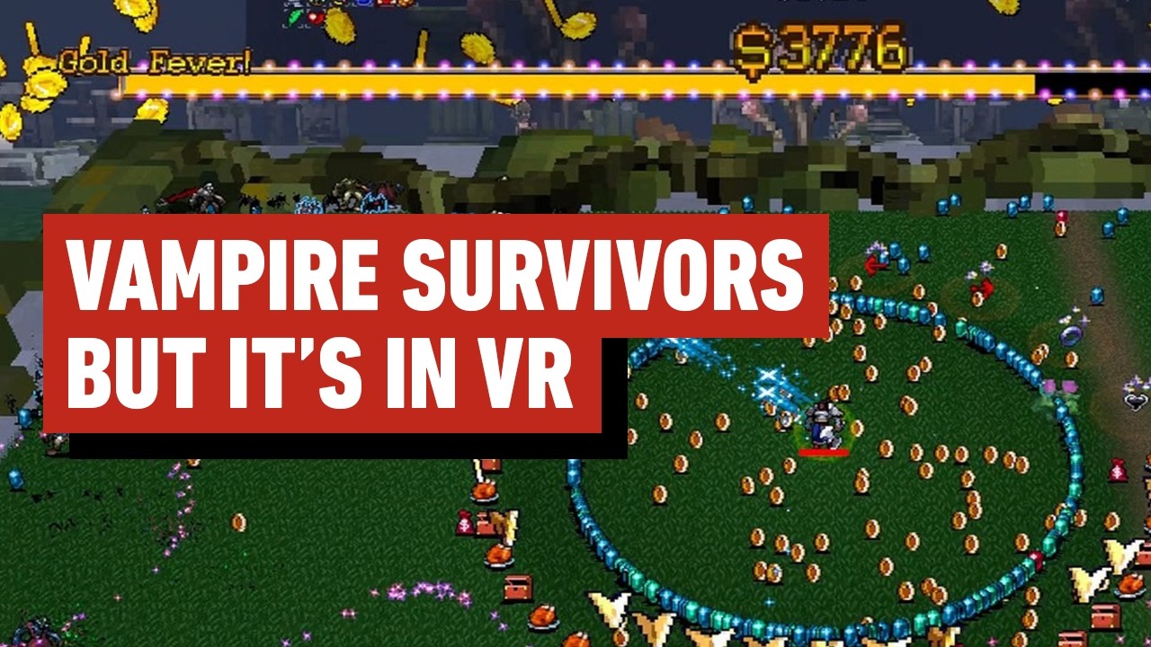 Vampire Survivors VR – 20 Minutes of Gameplay