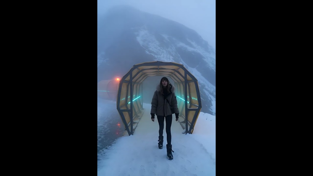 Snow Lab 001 – #model #beauty #beautiful #girl #fashion #scifi #cyberpunk #adventure #explore #snow