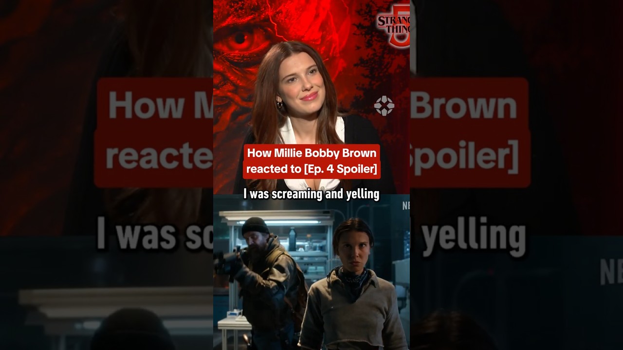 Millie Bobby Brown on THAT Stranger Things 5 moment