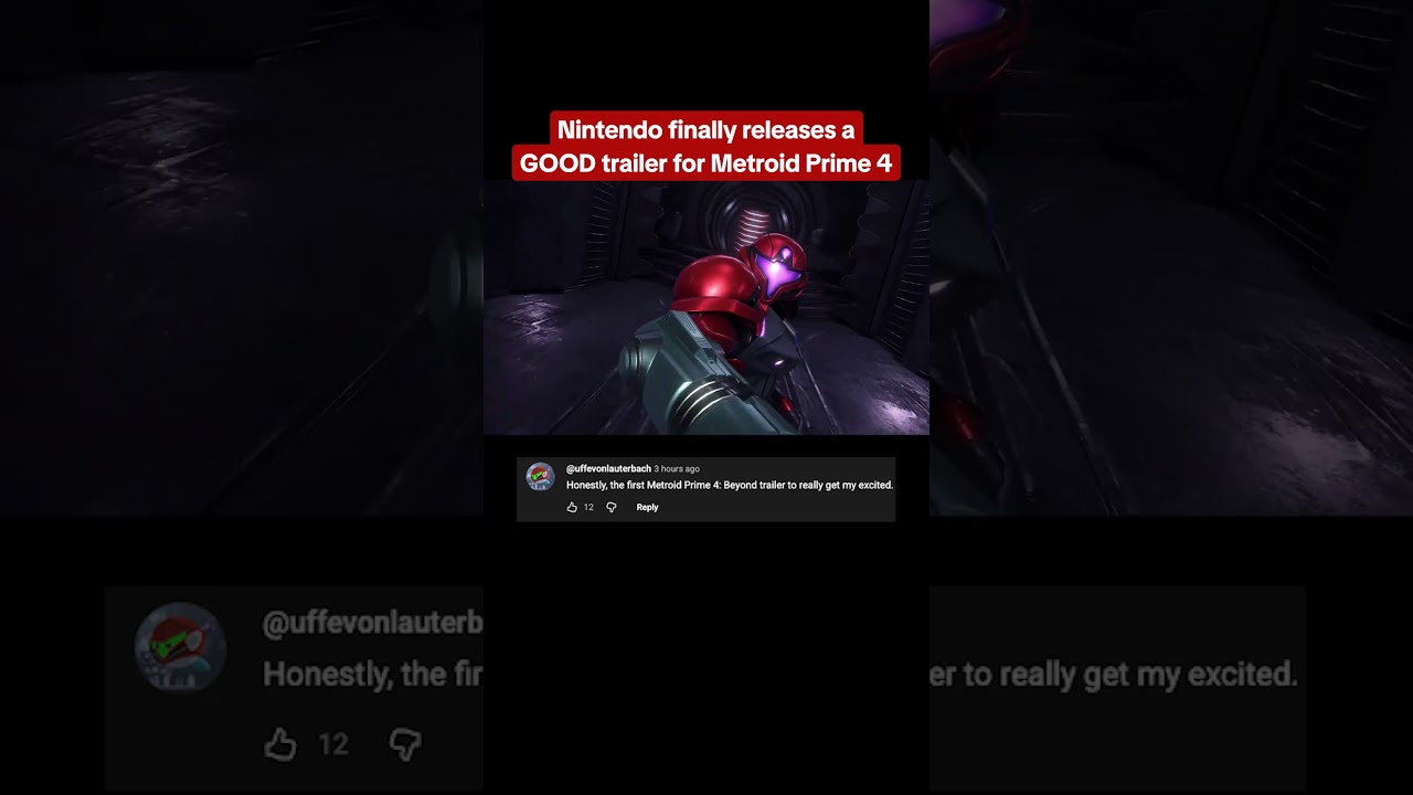 Did we finally get a GOOD Metroid Prime 4 trailer?