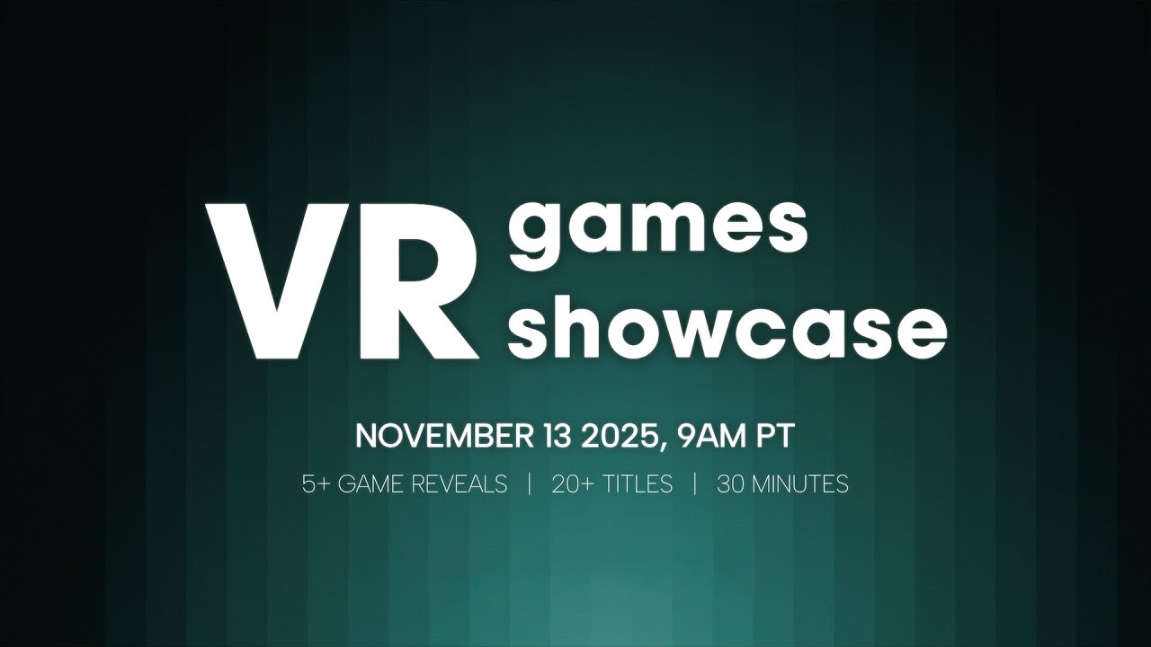 VR Games Showcase – November 2025