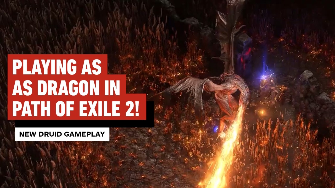 Path of Exile 2: New Druid Class Gameplay – Play as a Dragon!