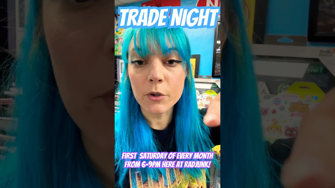 Come out to Trade Night on the first Saturday of every month from 6-9pm! #retrogaming #videogames