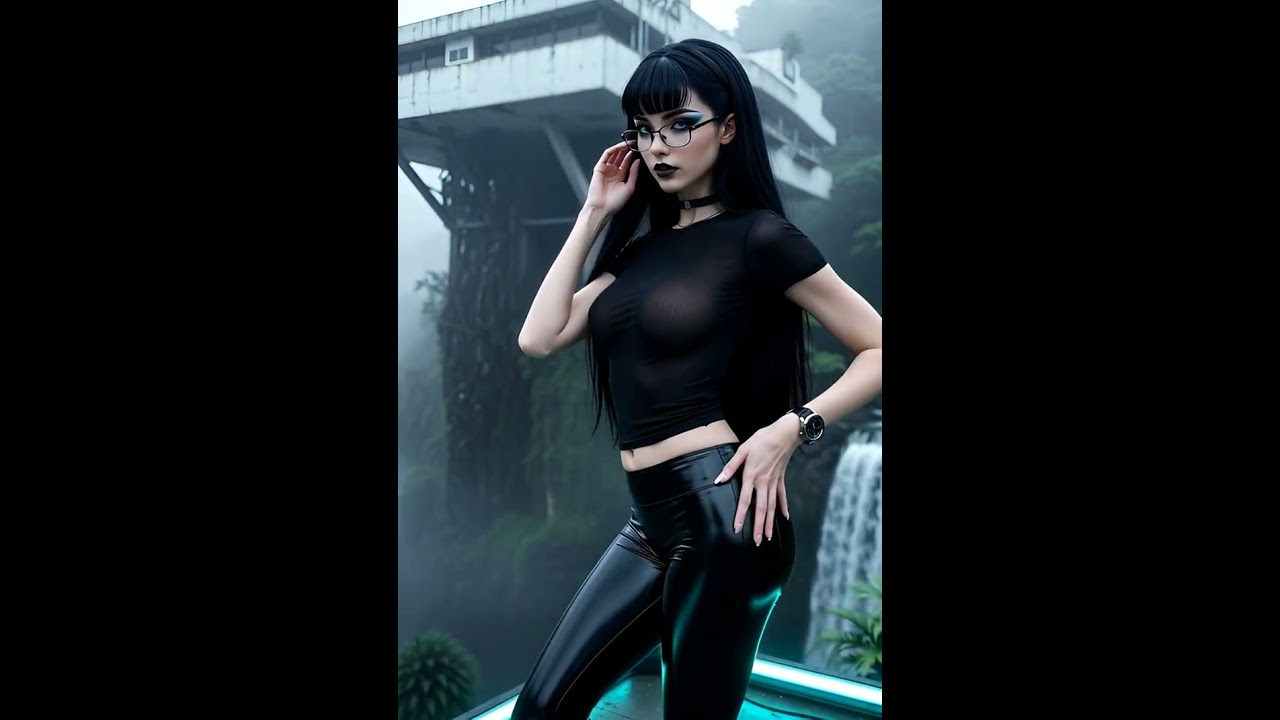 Canyon Station 001 #model #beauty #beautiful #girl #fashion #brutalism #scifi #industrial #cyberpunk