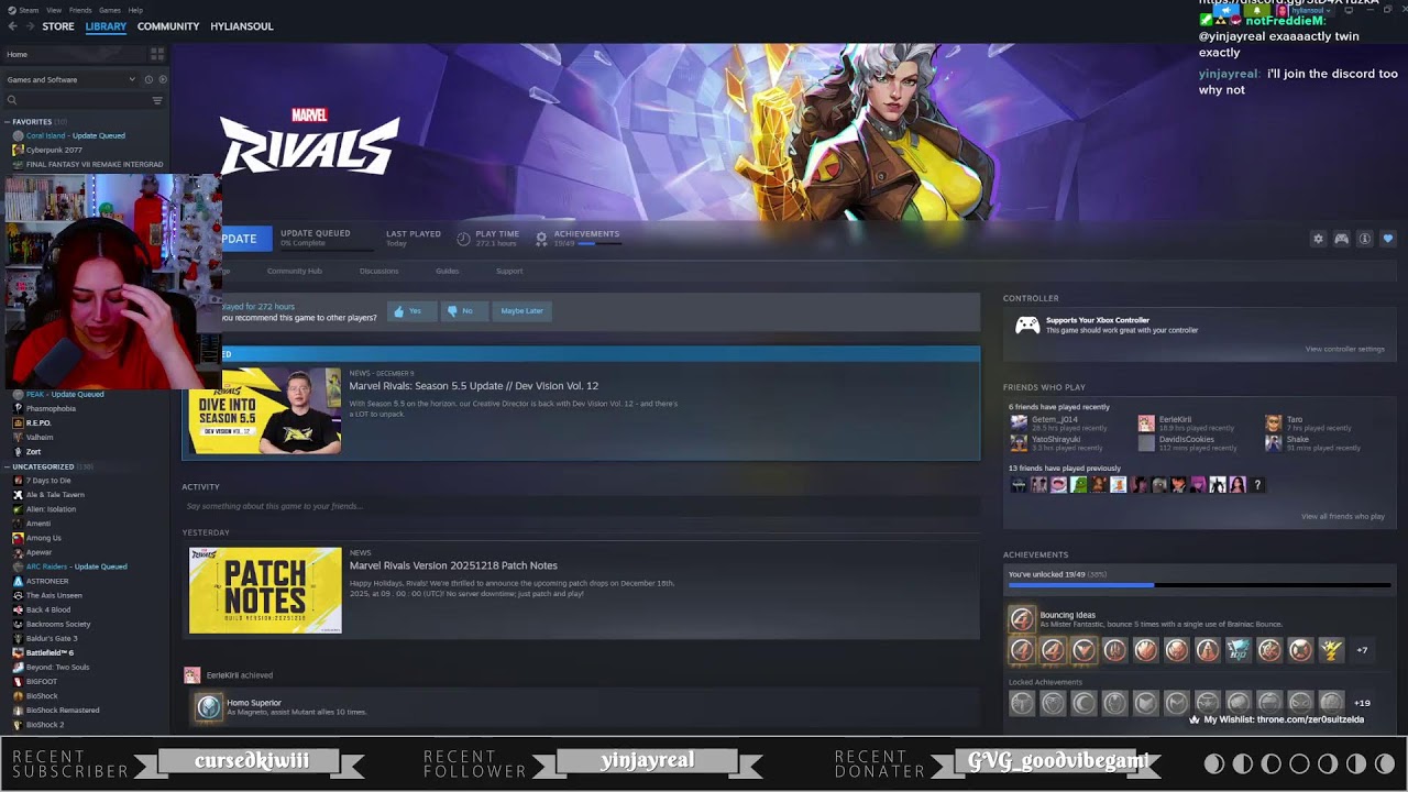 Playing Overwatch and Rivals with My Community!