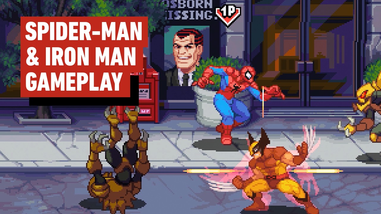 Marvel Cosmic Invasion | Spider-Man & Iron Man Beat-Em-Up Gameplay