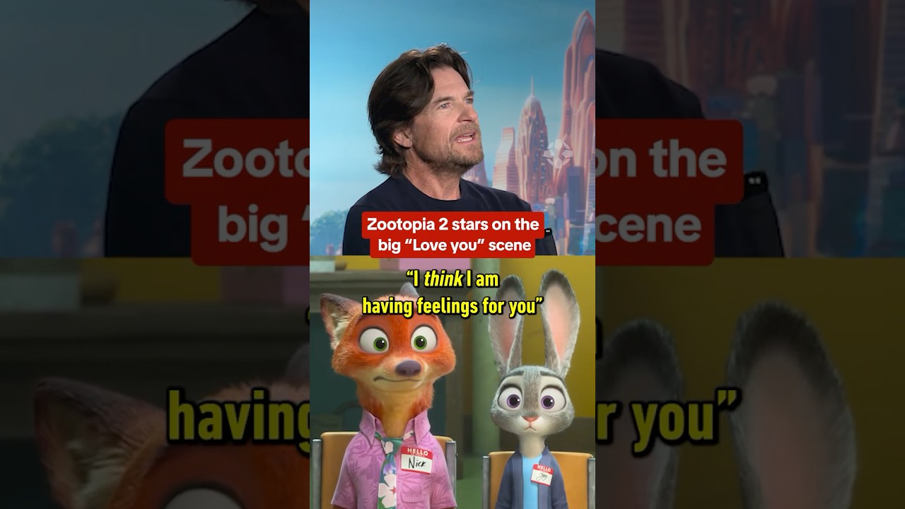 Jason Bateman & Ginnifer Goodwin reflect on Nick & Judy’s emotional dialogue in Zootopia 2! #disney