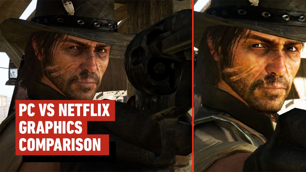 Red Dead Redemption – Netflix iOS vs PC Graphics Comparison