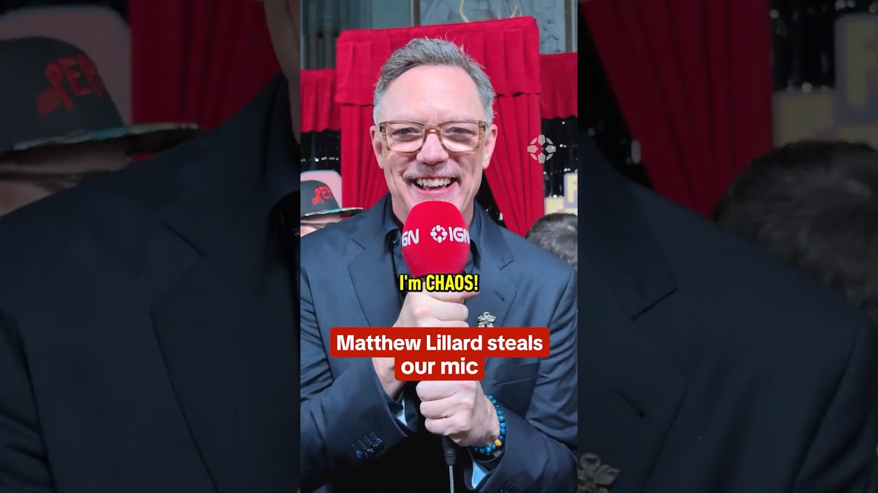 Matthew Lillard is CHAOS. #fnaf2 #fnaf #matthewlillard #fivenightsatfreddys #ign #interview