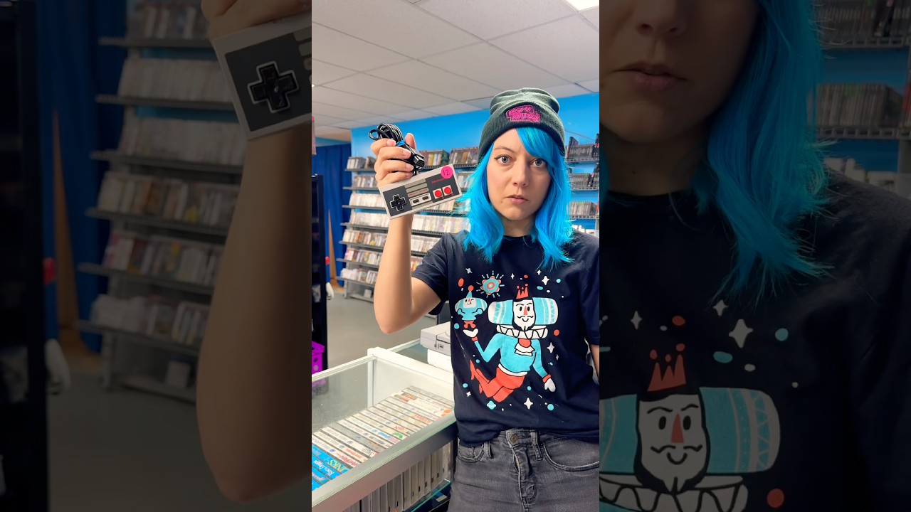 BEHOLD- a useless(?) NES controller #retrogaming #nintendo #nes #videogames