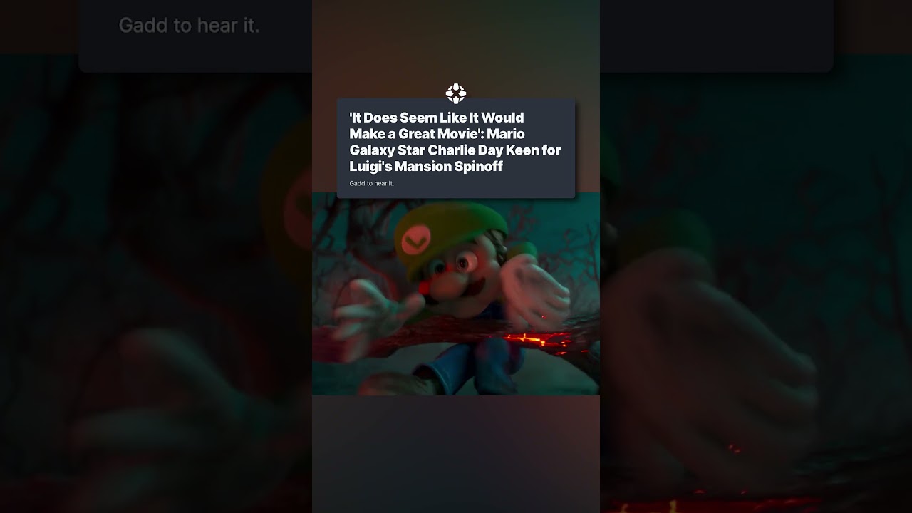 Luigi star wants a Luigi’s Mansion movie