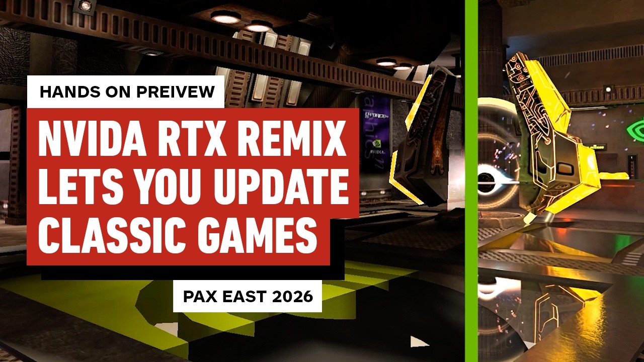 We show you how NVIDIA RTX Remix can upgrade your classic games with Quake III – PAX East 2026