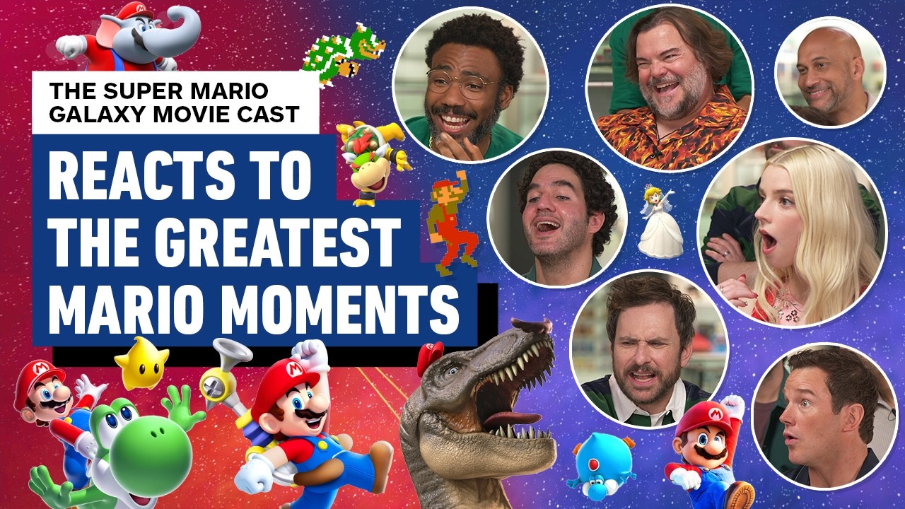 The Super Mario Galaxy Cast Reacts to the Greatest Mario Moments