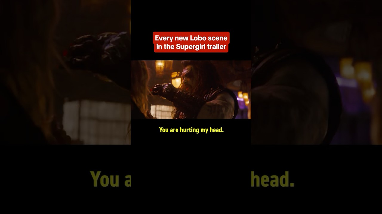Here’s our best look yet at Lobo from the Supergirl trailer! #lobo #jasonmomoa #supergirl #trailer