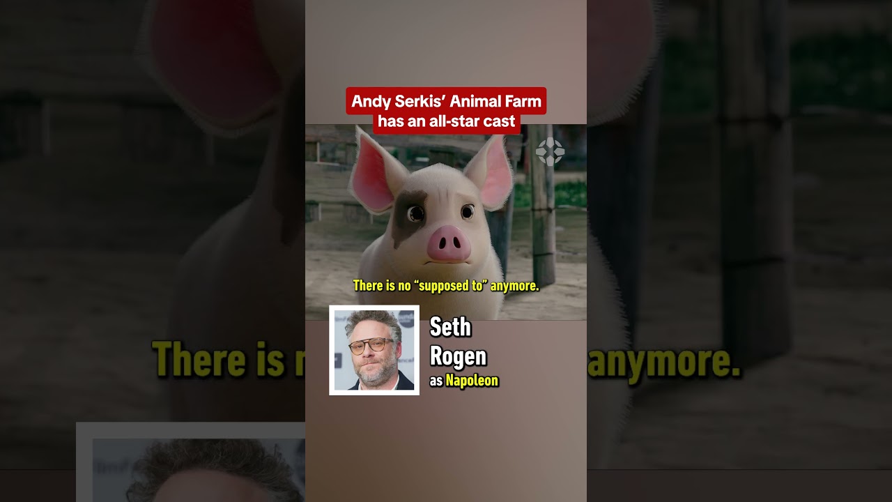 Seth Rogen, Gaten Matarazzo, and more star in the upcoming retelling of George Orwell’s Animal Farm.