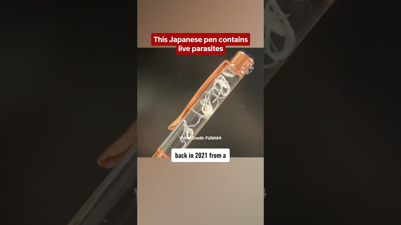 The pen that holds live parasites is straight out of Resident Evil