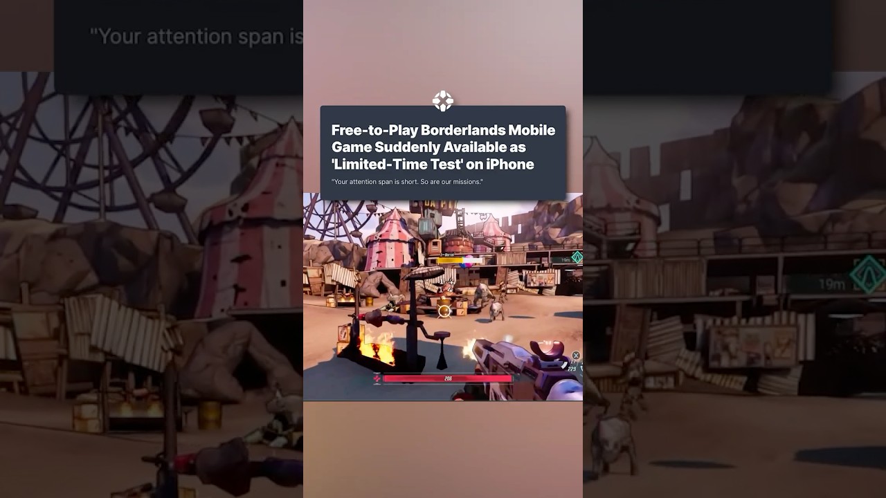 A new #Borderlands game just dropped for iPhone, and it’s a free-to-play “epic looter shooter” #ign
