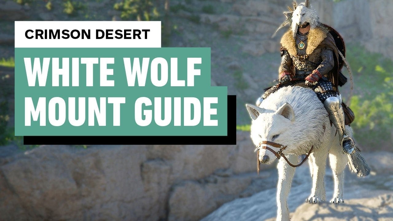 How to Unlock the Silver Fang in Crimson Desert (White Wolf Mount Guide)
