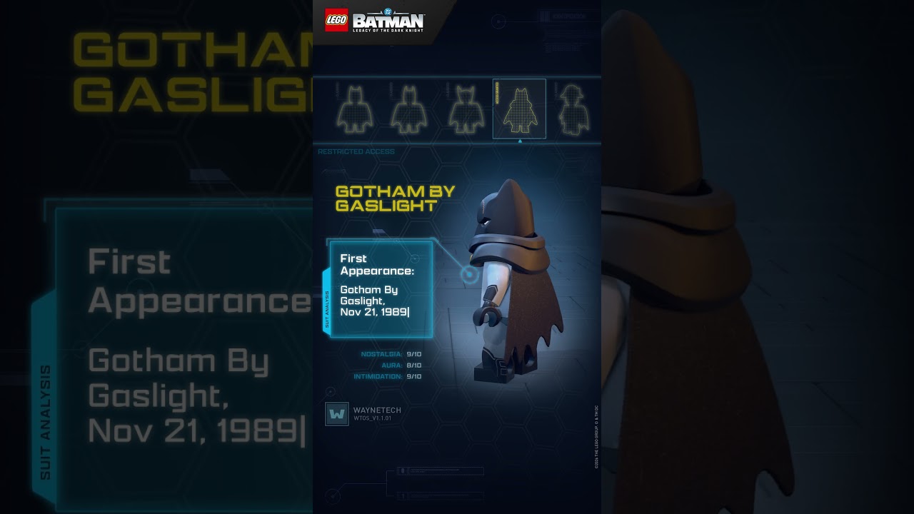 LEGO Batman: Legacy of the Dark Knight – Gotham by Gaslight Batsuit Reveal