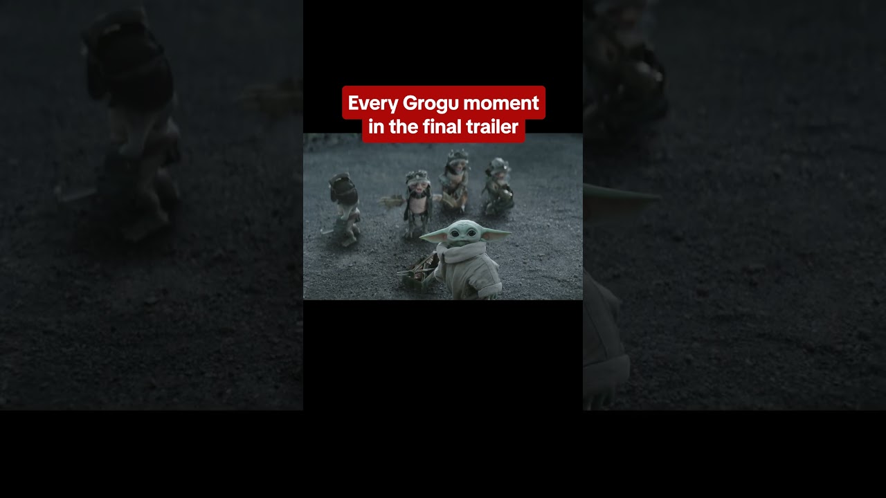 Oops! All Grogu. #starwars #cinemacon #movie #trailer #themandalorianandgrogu #grogu #ign #edit