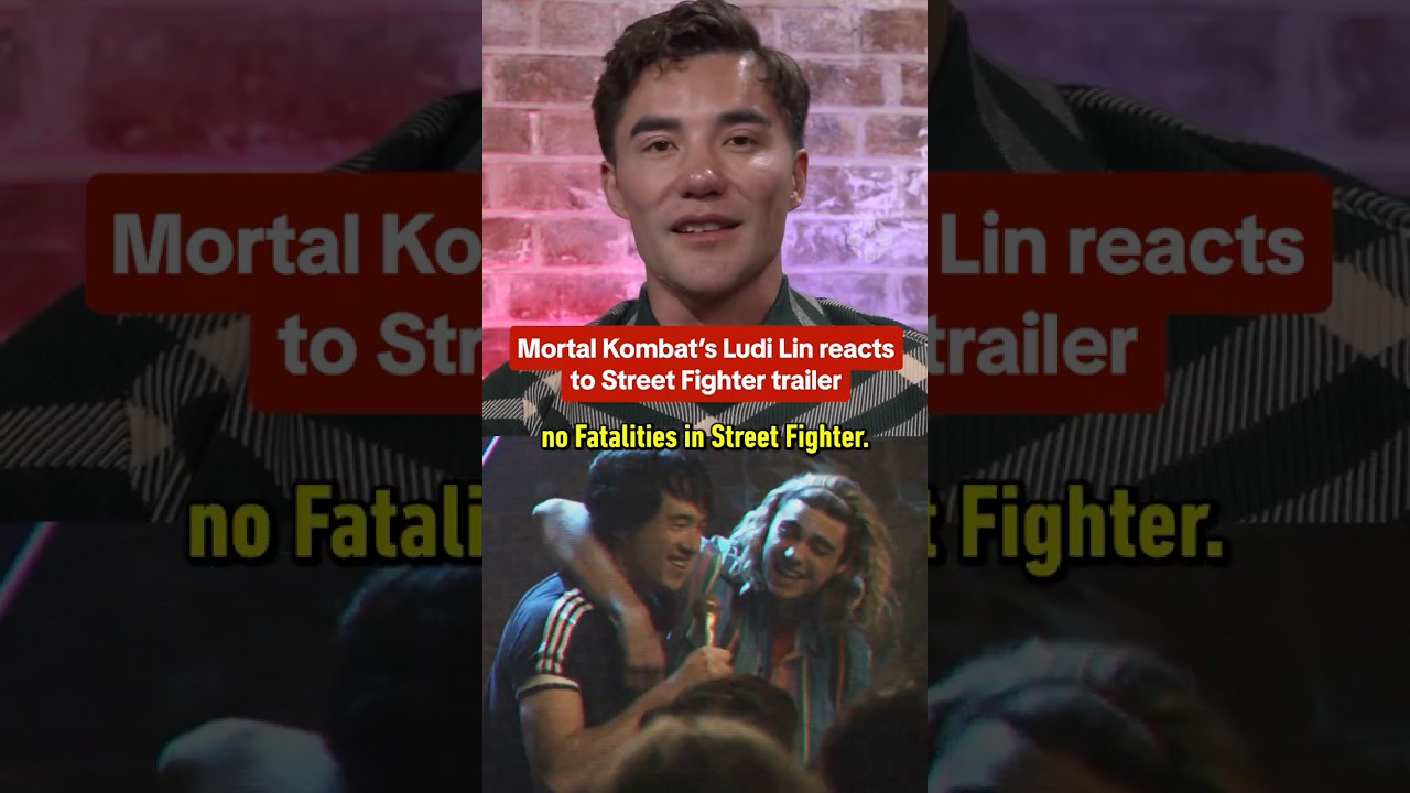Mortal Kombat 2 star Ludi Lin reacts to the new Street Fighter trailer! #mk2 #streetfighter #ign