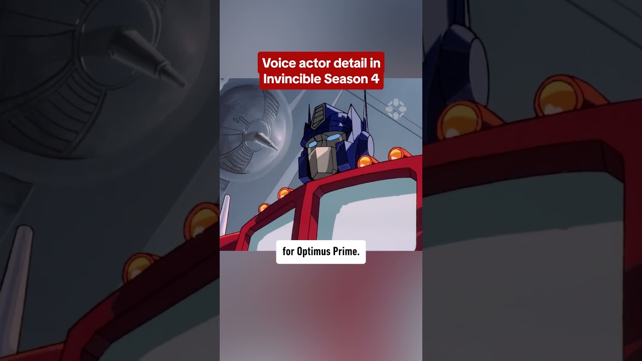 A cool voice actor detail from Invincible that references Transformers