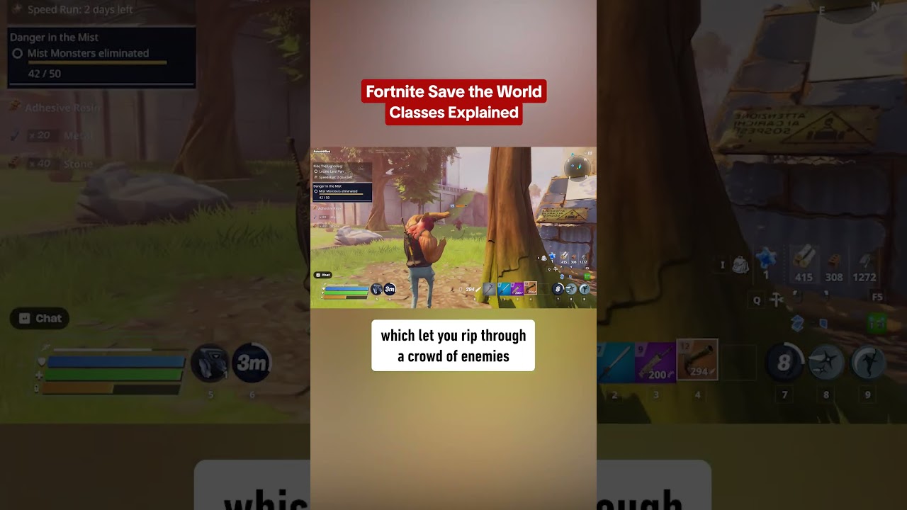 The four character classes of Fortnite Save the World. Presented by @fortnite