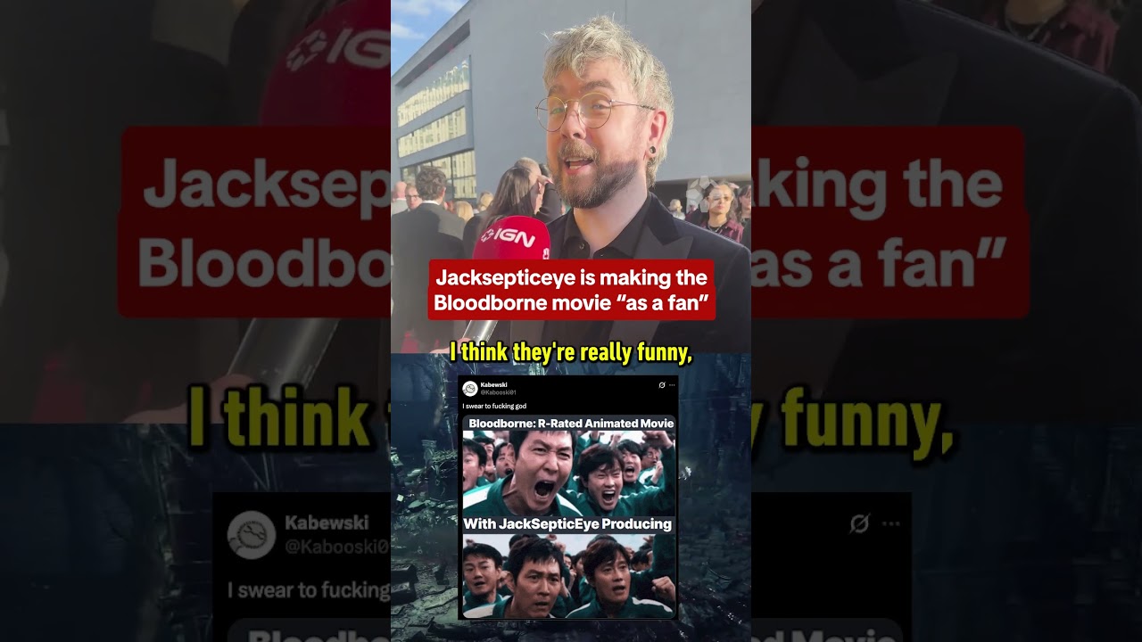 Jacksepticeye has seen all your Bloodborne memes and he thinks they’re hilarious! #bloodborne #ign