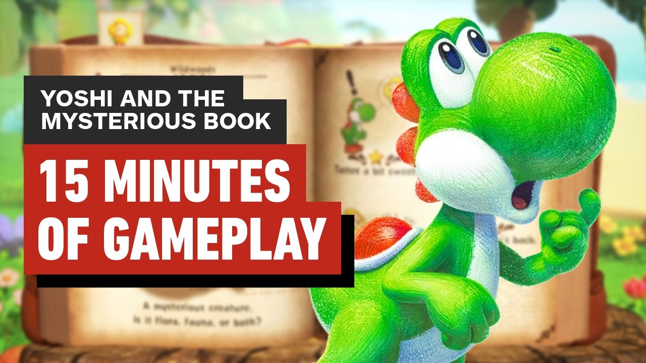 Yoshi and the Mysterious Book: 15 Minutes of Gameplay