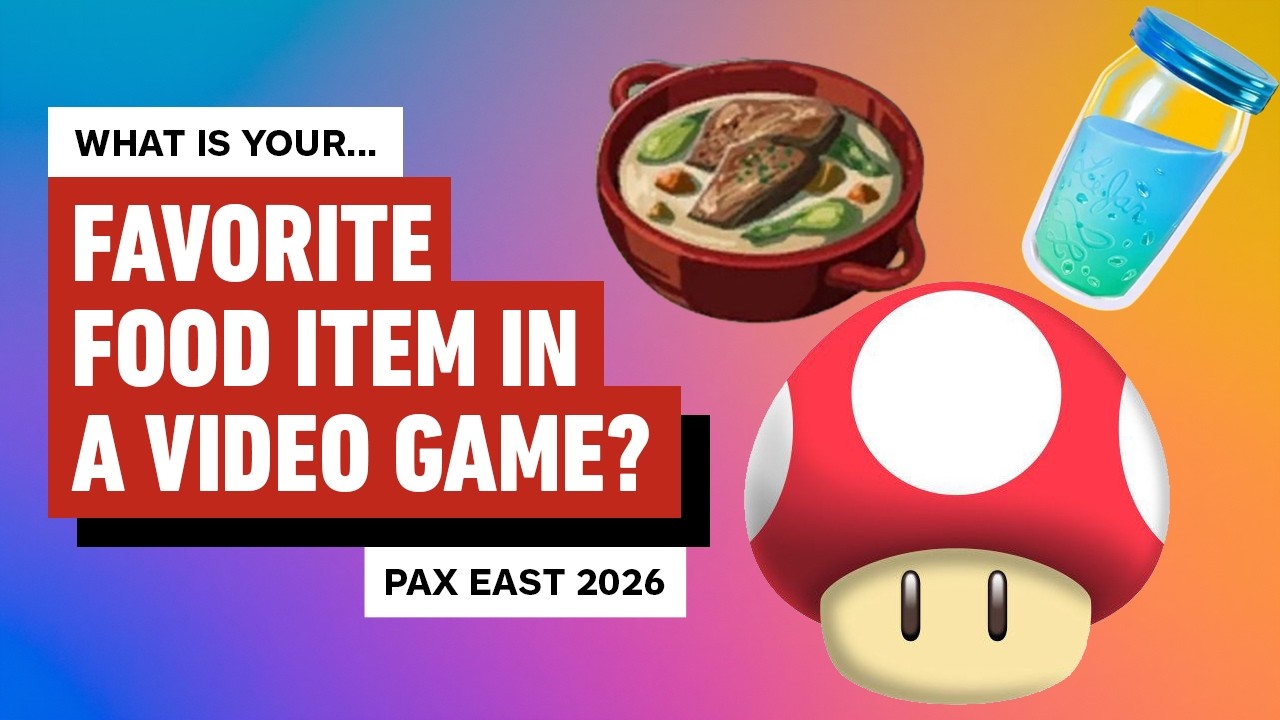 We ask fans what their favorite in-game food item is at PAX East 2026