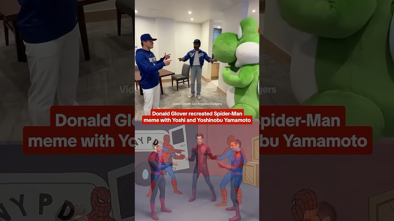 Remember when Donald Glover campaigned to play Spider-Man and then became The Prowler? #yoshi #movie