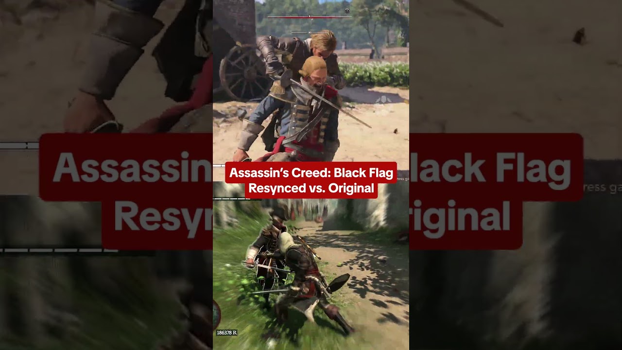 Graphics Comparison: Assassin’s Creed: Black Flag (Resynced vs. OG) #assassinscreed #blackflag #ign