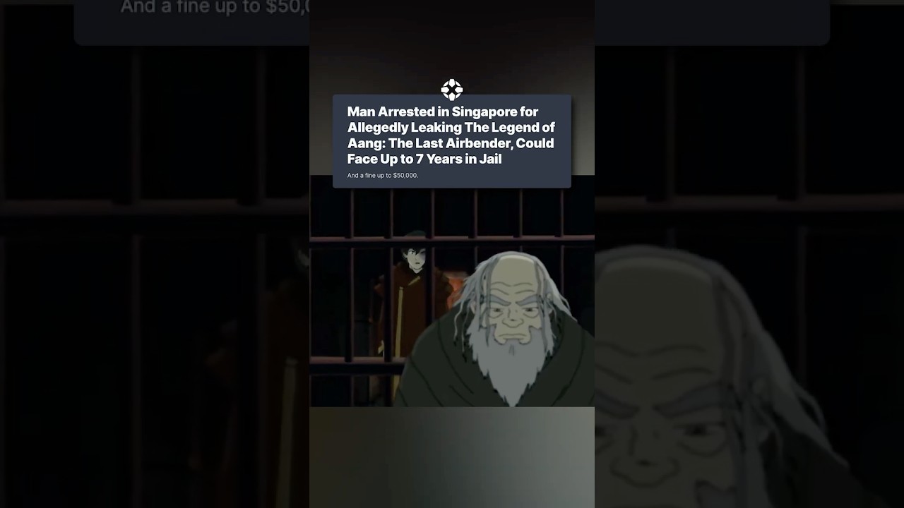 The guy who leaked The Legend of Aang movie is looking at a $50,000 fine, 7 years in jail, or both.
