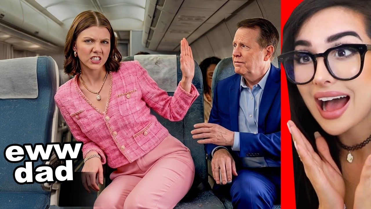 Spoiled Girl Refuses To Sit With Dad On Plane