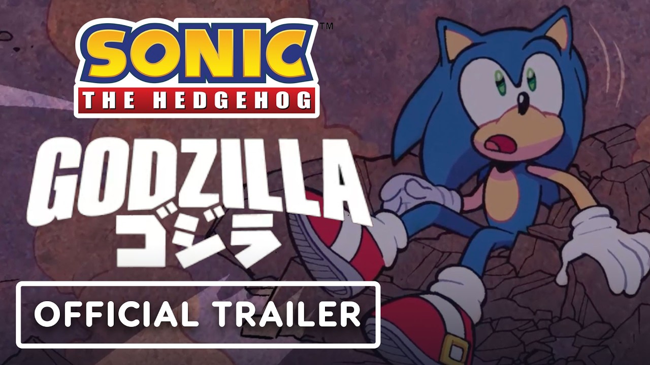 Sonic The Hedgehog x Godzilla – Official Comic Book Series Crossover Trailer