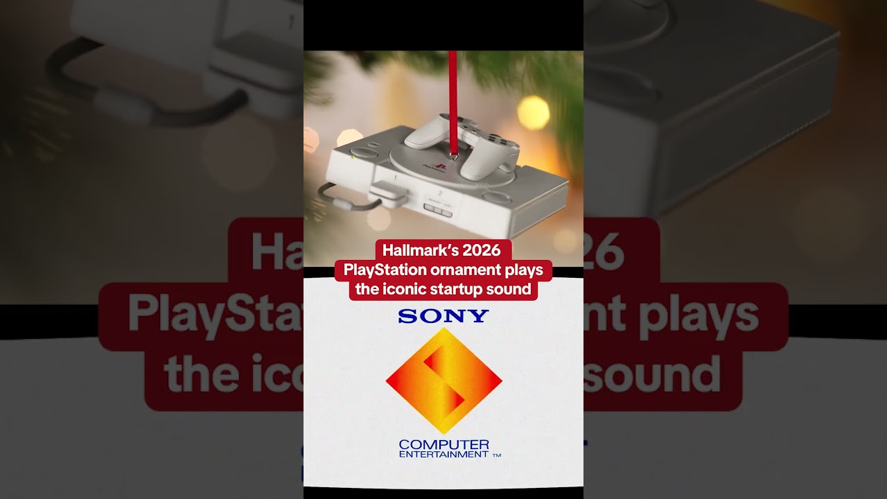 Hallmark 2026 PlayStation Ornament Revealed #gaming #retrogaming