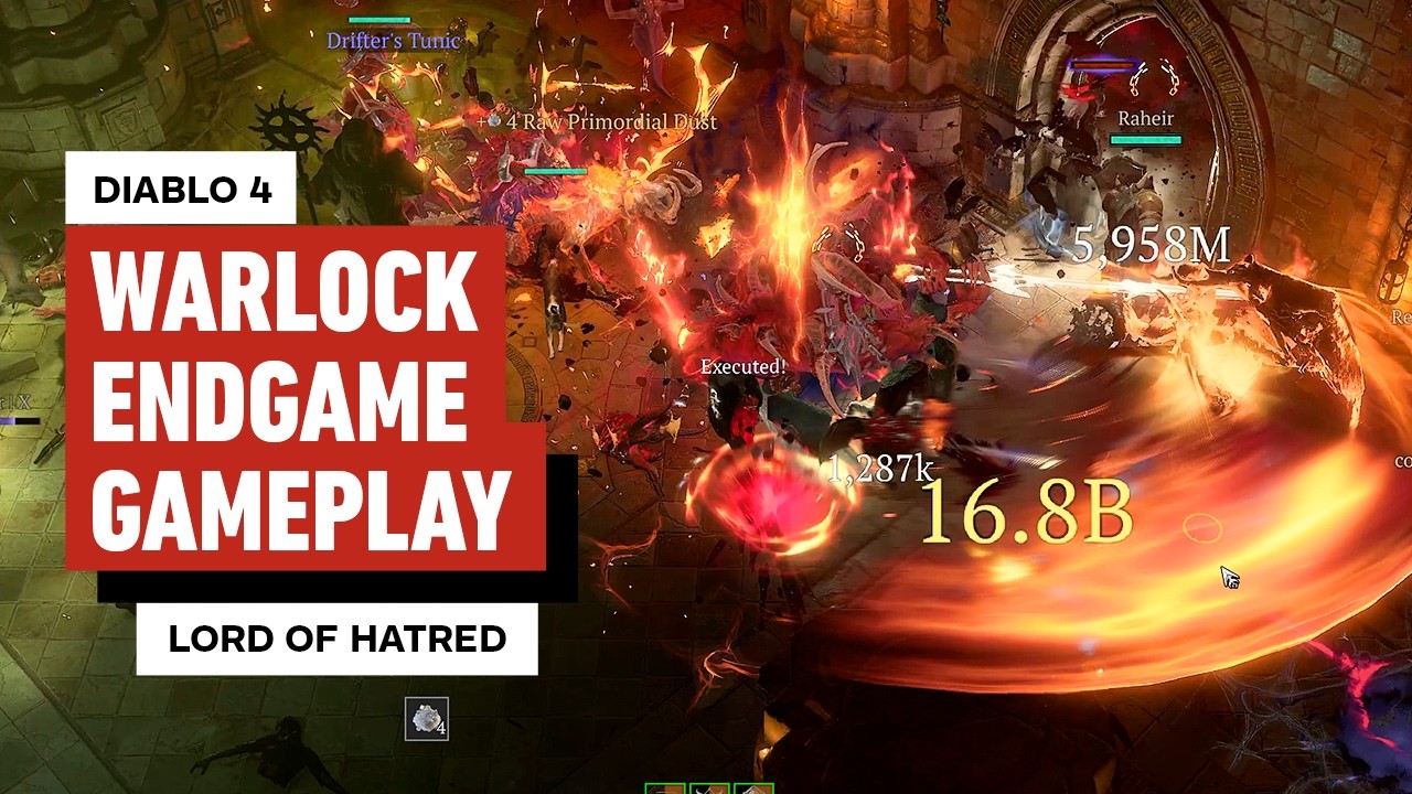 Diablo 4 Warlock Endgame Gameplay