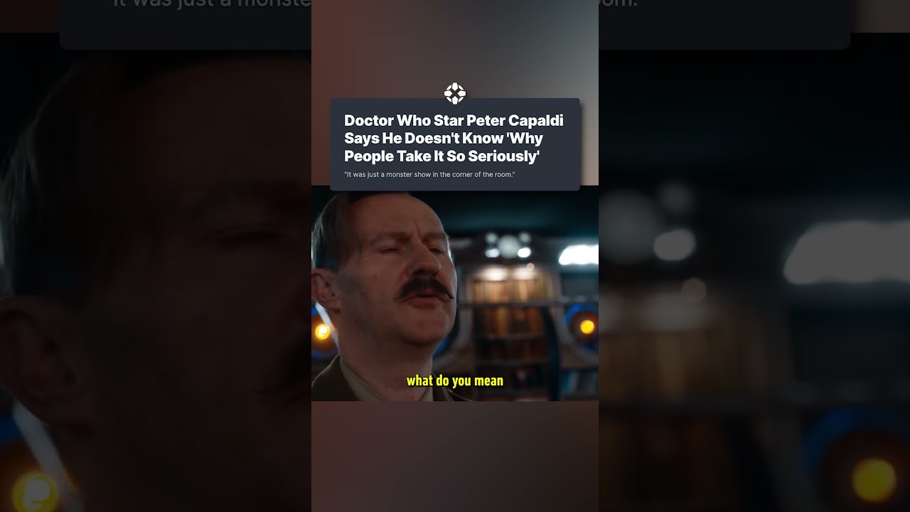 Why so serious? (about Doctor Who)
