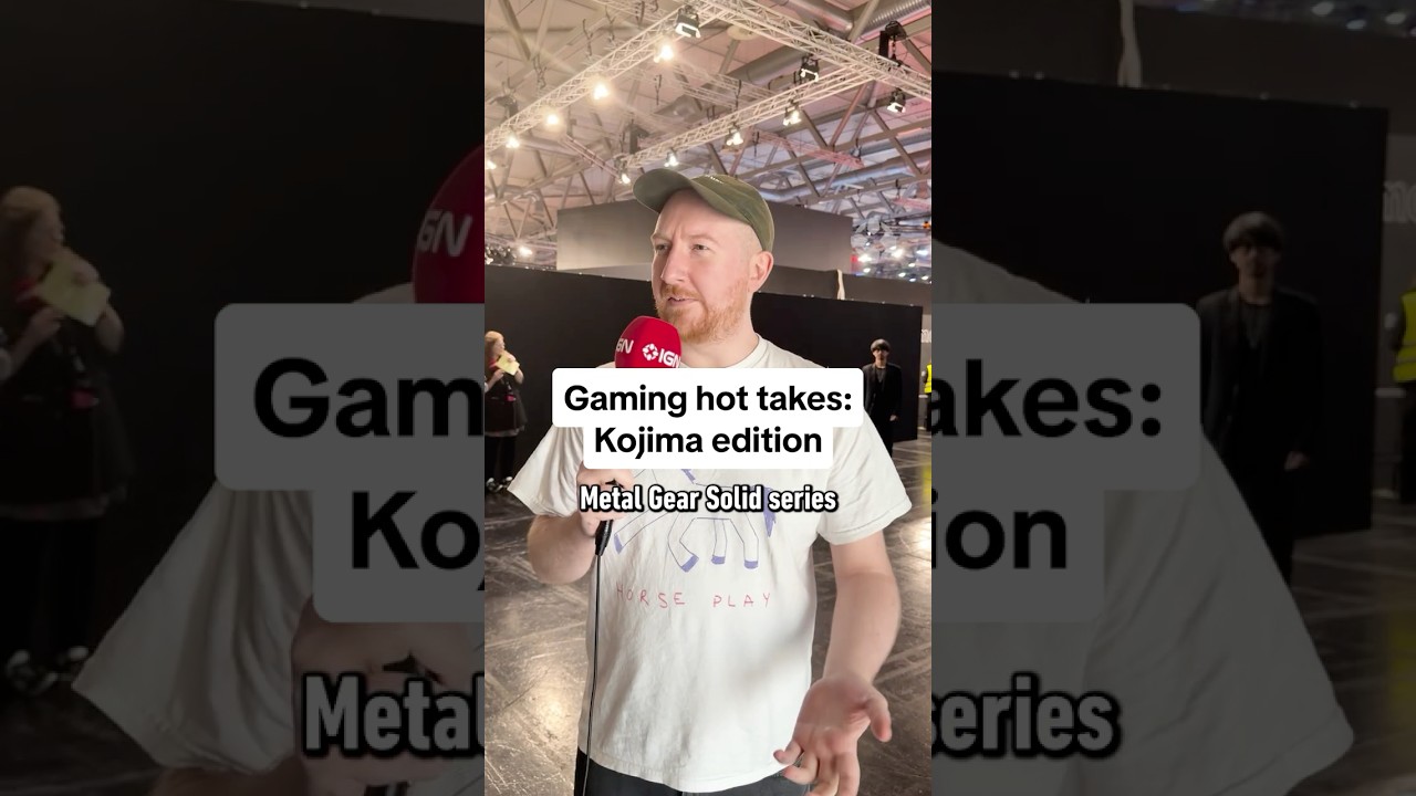 Gaming Hot Takes: Hideo Kojima Edition. Wait a minute… #gamescom2026 #gaming #hottake #hideokojima