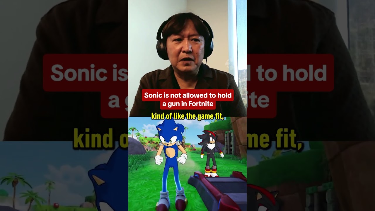 Sonic Team’s Takashi Iizuka says they created android Sonic specifically for #Fortnite! #sonic #ign